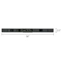 Bluetooth 2.1 Channel Soundbar with Dolby Digital Plus, 36", Black