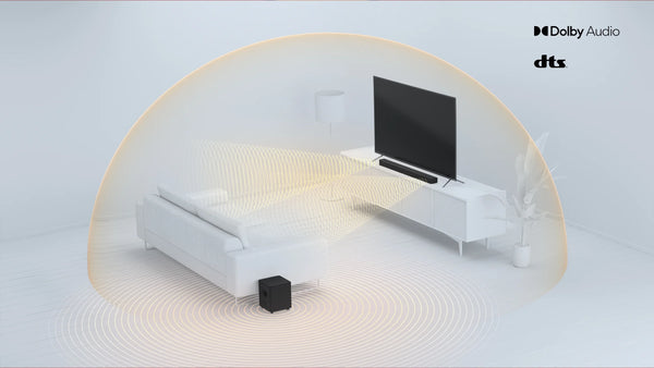 V-Series 2.1 Home Theater Sound Bar with Wireless Sub, DTS Virtual:X, Bluetooth V21T-J8