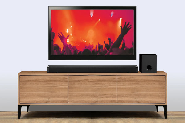 V5.0 Bluetooth 2.1 Channel 32" Soundbar with Wireless Subwoofer, ITBSW222B, Black