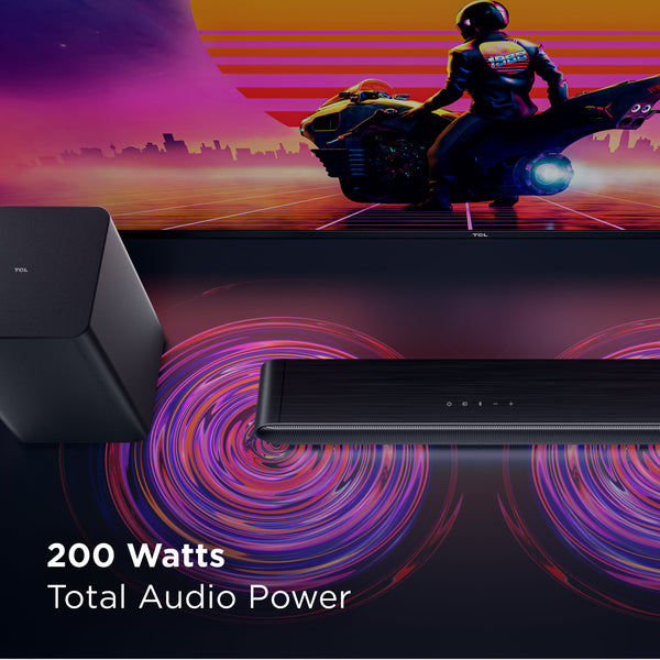 S Class 2.1 Channel Sound Bar with DTS Virtual:X and Wireless Subwoofer , S210W