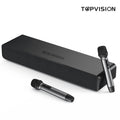 4.1Ch Sound Bar for TV, 150W Soundbar with Subwoofer with 2 Mic, Karaoke Machine with 4 Drivers, Bluetooth/Usb/Optical/Aux/Hdmi Connectivity