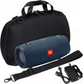 Hard Travel Case Replacement for JBL Xtreme 2 Portable Wireless Bluetooth Speaker (Xtreme 2, Black Hard Case with Inner Blue)