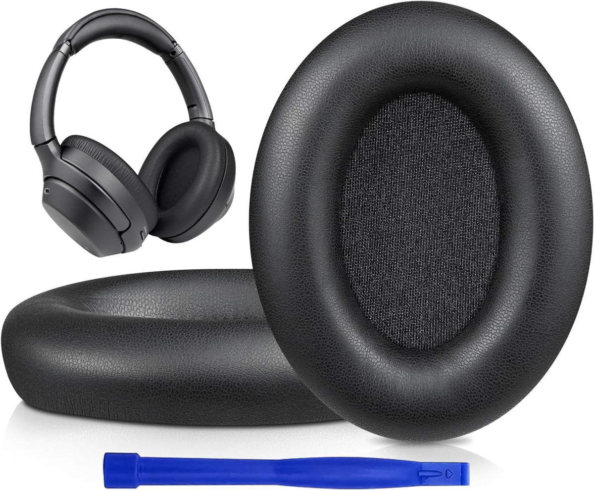Replacement Earpads for Sony WH-1000XM3 – Professional Memory Foam Cushions with Soft Protein Leather & Noise Isolation (Black)