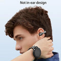 Bluetooth 5.3 Wireless Earbuds Ear Clip Bone Conduction Headphones Sport Headset