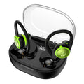 LLR100G25 Wireless Earbuds, Bluetooth 5.3 Headphones 48H Playtime with 500Mah Charging Case, Green