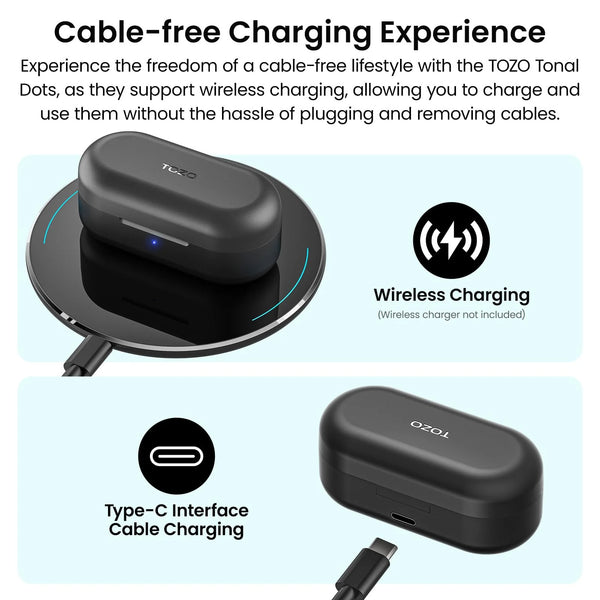 T12 In-Ear Wireless Earbuds Bluetooth 5.3 Headphones with 32EQ Mode,Stereo Bass Bluetooth Earbuds with ENC Noise Cancelling Mic,55H Play,Ipx8 Waterproof,Wireless Charging for Home,Sports,Travel