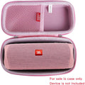 Hard Travel Case Fits JBL FLIP 5 / JBL FLIP 6 / JBL Flip 7 Waterproof Portable Bluetooth Speaker (Pink)