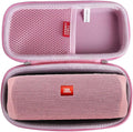 Hard Travel Case Fits JBL FLIP 5 / JBL FLIP 6 / JBL Flip 7 Waterproof Portable Bluetooth Speaker (Pink)